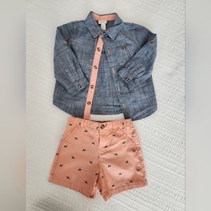 Cat & Jack outfit 18months GUC